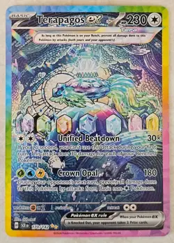 Pokemon TCG Terapagos EX Stellar Crown 170/142 Special Illustration Rare - Image 1