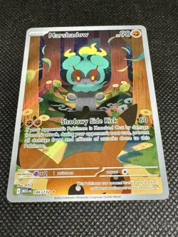 Pokemon Marshadow Illustration Rare Holo Card 146/132 Me01: Mega Evolution 2025 - Image 1