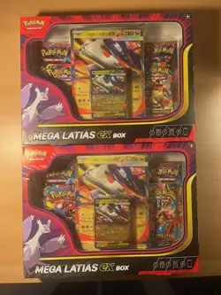 NEW Lot of Two (2) Pokemon TCG Mega Latias Ex Box Boxes SEALED! - Image 1