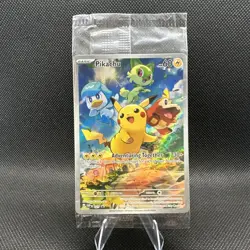Pokemon Pikachu SVP 027 Scarlet & Violet Paldea Evolved ETB Promo Sealed - Image 1