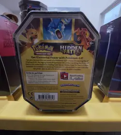 Pokemon Hidden Fates Gyarados GX Tin NEW Factory Sealed Rare Set - Image 2