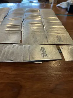 Yu-Gi-Oh! Silver Metallic Duelist Card Sleeves (96KT) x101 - Konami Official - Image 1