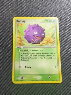 Pokemon TCG Koffing EX Team Rocket Returns 61 Regular Common NM - Image 1