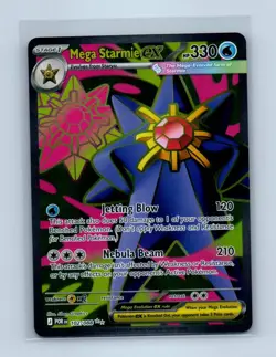 Pokemon Tcg Perfect order 102/088 Mega Starmie ex Near Mint or Better - Image 1