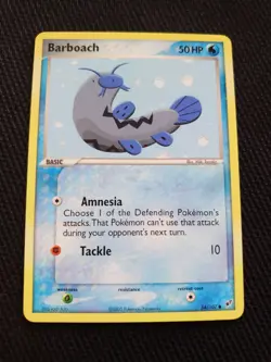 Pokemon TCG Barboach EX Deoxys 54/107 Regular Common NM - Mint - Miki Tanaka - Image 1