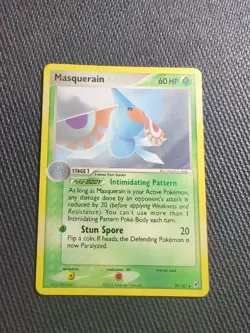 Pokemon TCG Masquerain EX Deoxys 39/107 Regular Uncommon NM - Image 1