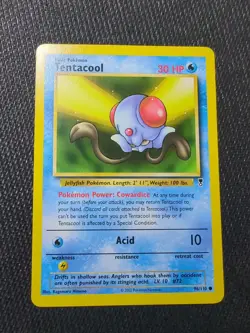 Pokemon TCG Tentacool Legendary Collection 96 Regular Common NM - Image 1