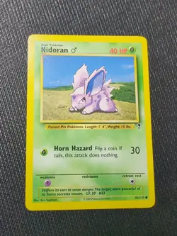 Pokemon TCG Nidoran Legendary Collection 83 Regular Common - Image 1