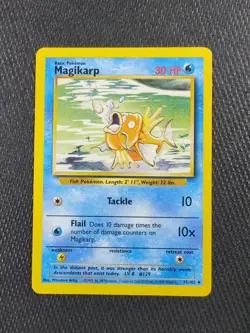 Pokemon TCG Magikarp Base Set 35/102 Regular Unlimited Uncommon NM - Image 1