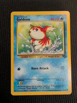 Pokemon TCG Goldeen Jungle 53/64 Regular Unlimited Common - Image 1