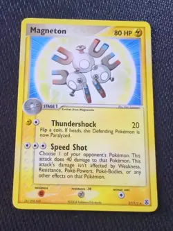 Pokemon TCG Magneton EX FireRed & LeafGreen 27 Regular Rare NM - Image 1