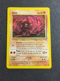 Pokemon TCG Onix Neo Genesis 69 Regular Unlimited Common - Image 1