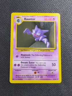 Pokemon TCG Haunter Base Set 29/102 Regular Unlimited Uncommon - Image 1