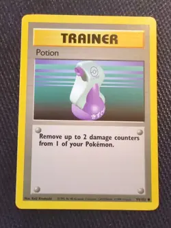 Pokemon TCG Potion Base Set 94/102 Regular Unlimited Common NM - Image 1