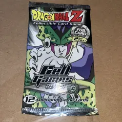Dragon Ball Z CCG Cell Games Saga 10 Card Booster Pack 2000, Sealed - Image 1