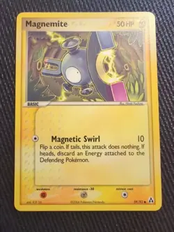 Pokemon TCG Magnemite EX Legend Maker 59 Regular Common NM - Image 1