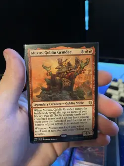 Magic: The Gathering Muxus, Goblin Grandee Card Mint Condition Free Shipping - Image 1