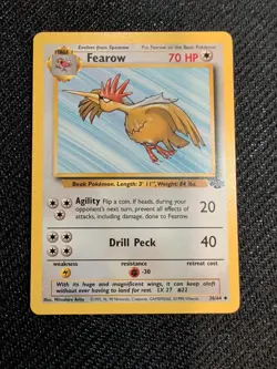 Pokemon TCG Fearow Jungle 36/64 Regular Unlimited Uncommon NM - Image 1