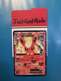 Pokemon TCG Flareon EX Ultra Rare Radiant Collection RC6/RC32 LP/NM - Image 1