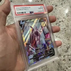 2022 MEWTWO V 072/078 POKEMON GO 72 PSA 10 Gem Mint Card Pokemon - Image 3