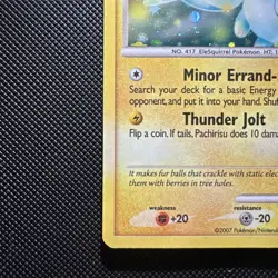 Pachirisu - DP04 Diamond and Pearl Promos Pokemon #DP4 (2007) Promo Holo LP - Image 4