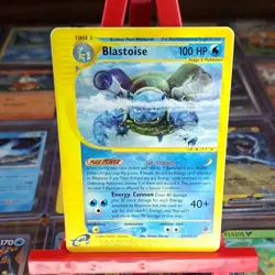 Pokemon Blastoise 37/165 Expedition Base Set Rare Regular 100 HP Energy Cannon - Image 1