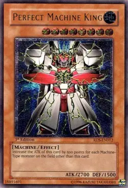 Yugioh! LP Perfect Machine King - RDS-EN012 - Ultimate Rare - 1st Edition Lightl - Image 1