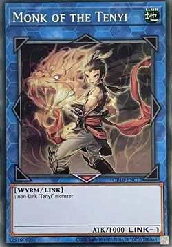 Yugioh! LP Monk of the Tenyi - OP18-EN012 - Super Rare - Unlimited Edition Light - Image 1