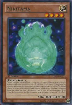 Yugioh! LP Nikitama - LVAL-EN037 - Rare - 1st Edition Lightly Played, English - Image 1