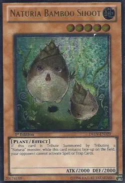 Yugioh! LP Naturia Bamboo Shoot - DREV-EN029 - Ultimate Rare - Unlimited Edition - Image 1