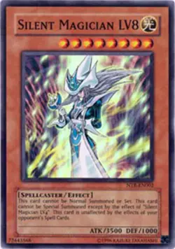 Yugioh! LP Silent Magician LV8 - NTR-EN002 - Super Rare - Limited Edition Lightl - Image 1