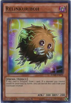 Yugioh! LP Relinkuriboh - JUMP-EN076 - Ultra Rare - Limited Edition Lightly Play - Image 1