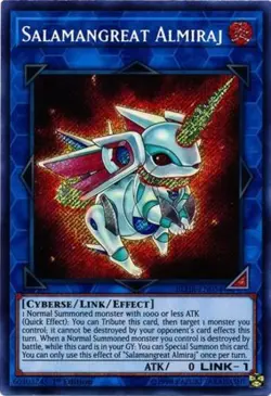 Yugioh! LP Salamangreat Almiraj - BLHR-EN054 - Secret Rare - 1st Edition Lightly - Image 1