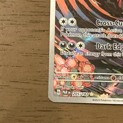 Yveltal 205/182 Scarlet & Violet Paradox Rift Pokemon TCG Card NM Condition - Image 4
