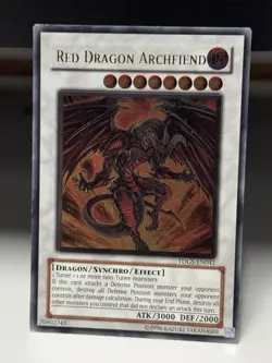 Yugioh! LP Red Dragon Archfiend - TDGS-EN041 - Ultimate Rare - Unlimited Edition - Image 1