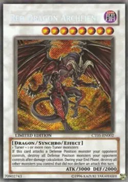 Yugioh! LP Red Dragon Archfiend - CT05-EN002 - Secret Rare - Limited Edition Lig - Image 1