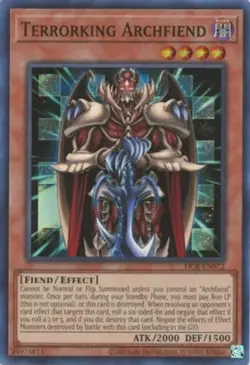 Yugioh! LP Terrorking Archfiend - DCR-EN072 - Super Rare - Unlimited 25th Annive - Image 1