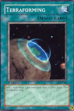 Yugioh! LP Terraforming - PGD-088 - Common - 1st Edition Lightly Played, English - Image 1