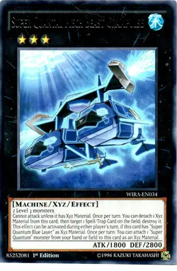 Yugioh! LP Super Quantal Mech Beast Grampulse - WIRA-EN034 - Rare - 1st Edition - Image 1