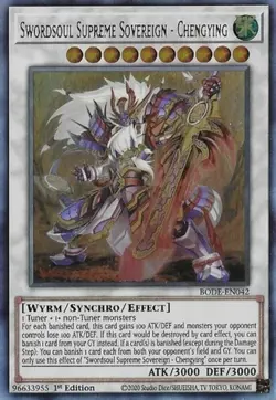 Yugioh! LP Swordsoul Supreme Sovereign - Chengying - BODE-EN042 - Ultra Rare - 1 - Image 1