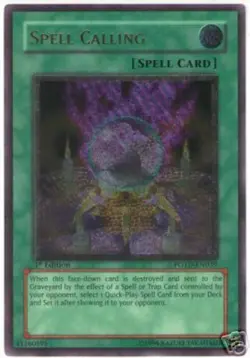 Yugioh! LP Spell Calling - POTD-EN039 - Ultimate Rare - Unlimited Edition Lightl - Image 1
