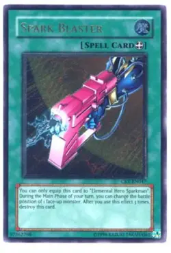 Yugioh! LP Spark Blaster - CRV-EN047 - Ultimate Rare - 1st Edition Lightly Playe - Image 1