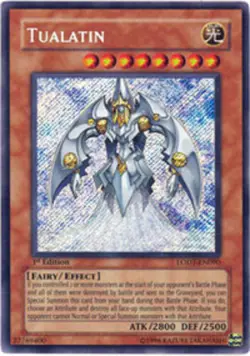 Yugioh! LP Tualatin - LODT-EN090 - Secret Rare - Unlimited Edition Lightly Playe - Image 1