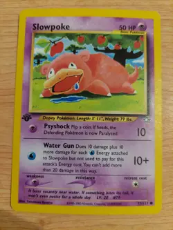 Slowpoke - 73/111 (Neo Genesis) - Very Lightly Played VLP - Common - 1st Edition - Image 1