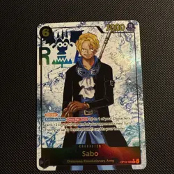 One Piece OP13-120 Sabo SEC Parallel Carrying On His Will Near Mint - Image 1