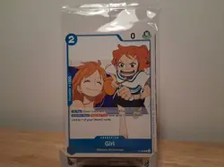 One Piece TCG P-096 Girl Pre-Release Promo/Rainbow Luffy Leader English sealed - Image 1