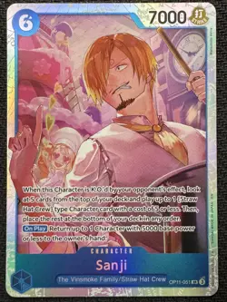 Sanji | OP11-051 NM | SR | A Fist Of Divine Speed | One Piece TCG - Image 1