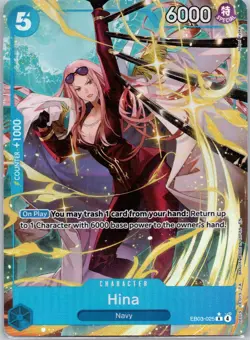 Hina (Alternate Art) R Extra Booster: One Piece Heroines Edition EB03-025 - Image 1