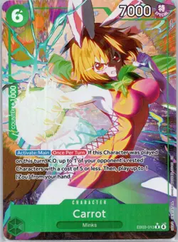 Carrot (Alternate Art) R Extra Booster: One Piece Heroines Edition EB03-013 - Image 1