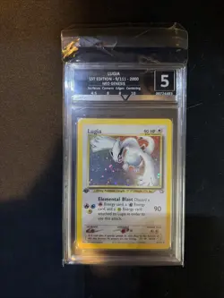 Pokemon Neo Genesis 1st Edition Lugia #9/111 Holo 2000 GetGraded 5 - Image 1